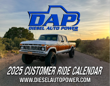 2025 DAP Customer Ride Calendar